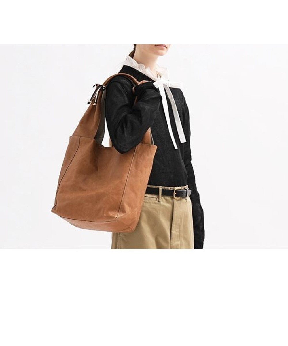 【ゲンテン/genten】のピアット 大 インテリア・キッズ・メンズ・レディースファッション・服の通販 founy(ファニー) 　ファッション　Fashion　レディースファッション　Fashion for Women　バッグ　Bags　新作・新入荷　New Arrivals / New In　ダークキャメル|ID: prp329100004600808 ipo3291000000032710535