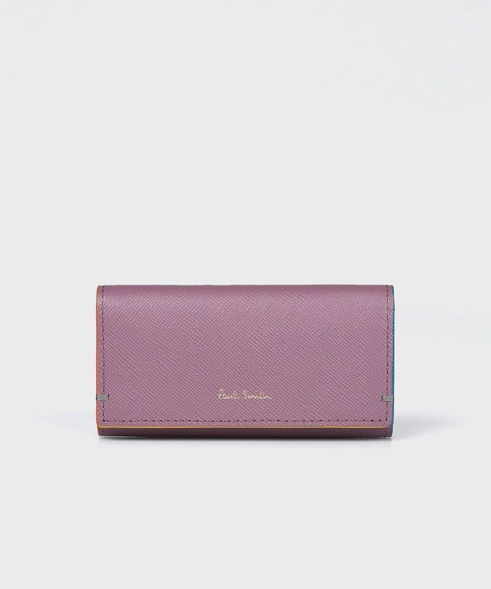 【ポール スミス/Paul Smith】のカラードエッジ キーケース インテリア・キッズ・メンズ・レディースファッション・服の通販 founy(ファニー) https://founy.com/ ファッション Fashion レディースファッション Fashion for Women ミニ財布・二つ折り財布 Wallets & Card Cases アクセサリー Fashion Accessories カッティング Cutting Detail ストライプ Stripe, Striped Pattern テクスチャー Texture, Textured Fabric 再入荷 Restock / Back in Stock 財布 Wallet, Purse |ID: prp329100004600819 ipo3291000000032710578
