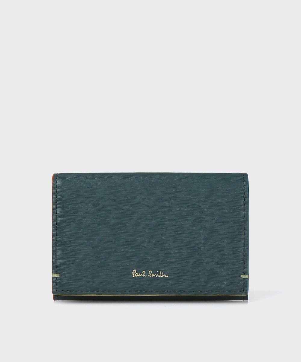 【ポール スミス/Paul Smith】のカラードエッジ 名刺入れ インテリア・キッズ・メンズ・レディースファッション・服の通販 founy(ファニー) 　ファッション　Fashion　レディースファッション　Fashion for Women　ミニ財布・二つ折り財布　Wallets & Card Cases　カードケース/名刺入れ　Card Holders & Business Cases　財布　Wallet, Purse　プリント　Print, Printed Pattern　ポケット　Pocket, Pocket Detail　新作・新入荷　New Arrivals / New In　グリーン|ID: prp329100004600820 ipo3291000000033607257