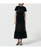 【グレース コンチネンタル/GRACE CONTINENTAL】のチュールフリルスカート 人気、トレンドファッション・服の通販 founy(ファニー) ファッション Fashion レディースファッション Fashion for Women スカート Skirts ギャザー Gathered, Ruffled シアー Sheer, See-Through チュール Tulip, Tulip Motif デニム Denim, Jeans Material バランス Balance, Style Balance フリル Frill, Ruffle ロマンティック Romantic, Feminine Style ロング Long, Long-Length ワイド Wide, Wide Fit 人気 Popular, Best Seller 今季 This Season, Current Season 夏 Summer S/S・春夏 SS, Spring/Summer, Warm Season A/W・秋冬 Autumn/Winter thumbnail ブラック|ID: prp329100004601696 ipo3291000000032717570