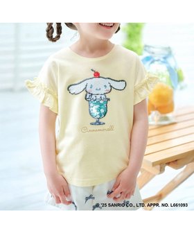 【エニィ/ANY / KIDS】の【any FAM ×サンリオキャラクターズ】ミラクルスパンコール Tシャツ 人気、トレンドファッション・服の通販 founy(ファニー) ファッション Fashion キッズファッション Fashion for Kids トップス・カットソー Cut & Sew Tops 春 Spring 洗える Machine Washable カットソー Cut and Sewn Top ガーリー Girly, Feminine Style キャラクター Character, Licensed Characters キュロット Culottes, Wide Shorts スパンコール Sequins, Sequin Embellishment スリーブ Sleeve, Long Sleeve / Short Sleeve ネックレス Necklace, Pendant Necklace フリル Frill, Ruffle S/S・春夏 SS, Spring/Summer, Warm Season おすすめ Recommended / Our Picks 夏 Summer |ID:prp329100004601702