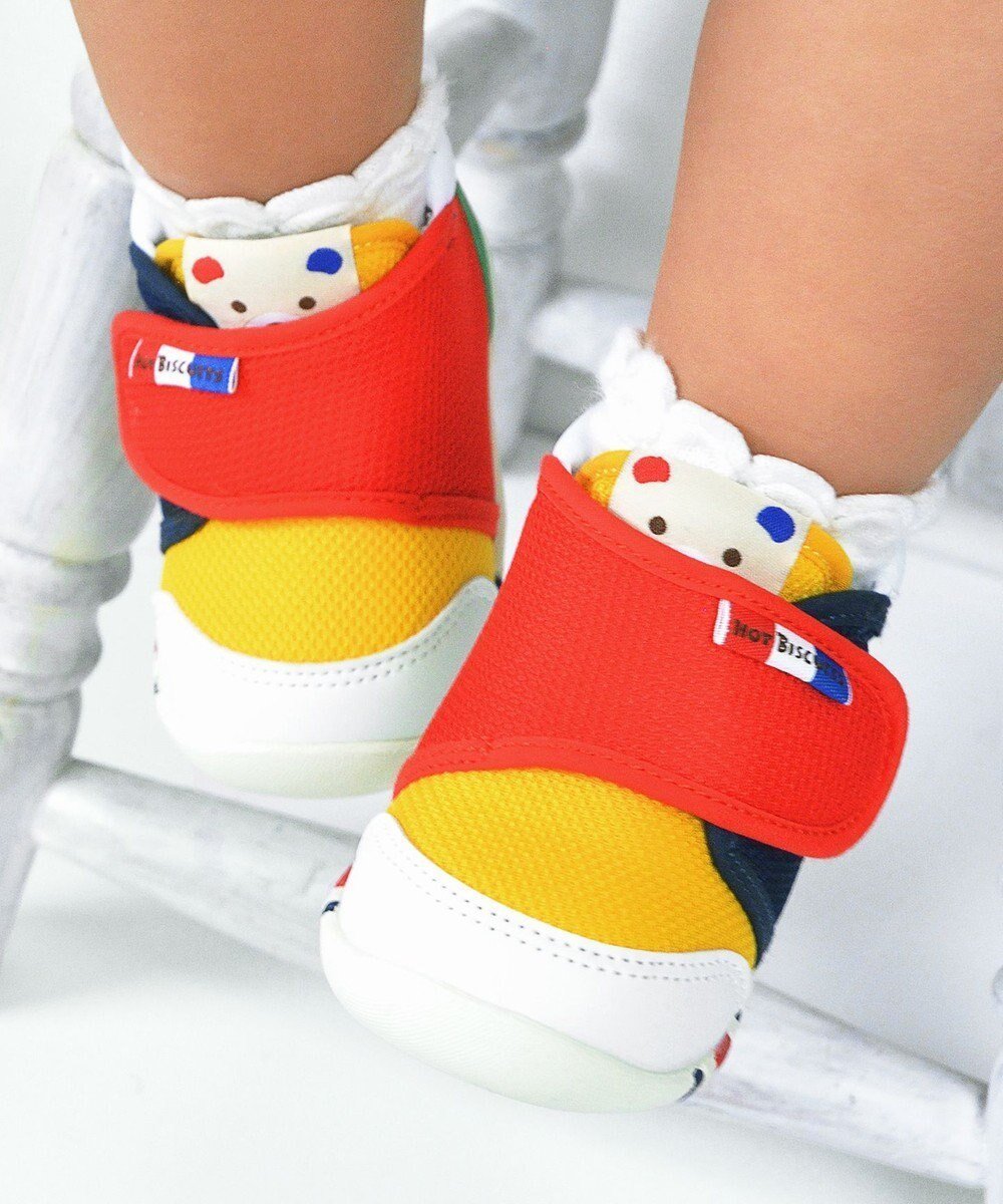 【ミキハウスホットビスケッツ/MIKI HOUSE HOT BISCUITS / KIDS】の【11.5-13.5cm】 ファーストベビーシューズ インテリア・キッズ・メンズ・レディースファッション・服の通販 founy(ファニー) 　ファッション　Fashion　キッズファッション　Fashion for Kids　シューズ　Shoes, Footwear　シンプル　Simple, Minimal　スニーカー　Sneakers, Trainers　定番　Standard, Basic Item　フィット　Fit, Slim Fit　メッシュ　Mesh, Net Fabric　おすすめ　Recommended / Our Picks　ギフト プレゼント　Gift / Present　マルチカラー|ID: prp329100004601723 ipo3291000000032717778