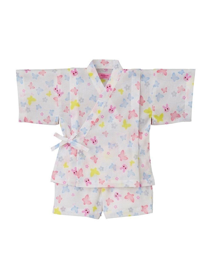 【ミキハウスホットビスケッツ/MIKI HOUSE HOT BISCUITS / KIDS】の【80-120cm】キャビットちゃん ちょうちょ柄甚平スーツ インテリア・キッズ・メンズ・レディースファッション・服の通販 founy(ファニー) https://founy.com/ ファッション Fashion キッズファッション Fashion for Kids スーツ Suit, Formalwear ハーフ Half, Half-Length プリント Print, Printed Pattern ボトム Bottoms, Lower Wear 吸水 Absorbent, Quick-Dry 夏 Summer 日本製 Made In Japan 春 Spring S/S・春夏 SS, Spring/Summer, Warm Season 水着 Swimsuit, Swimwear |ID: prp329100004601727 ipo3291000000032717806