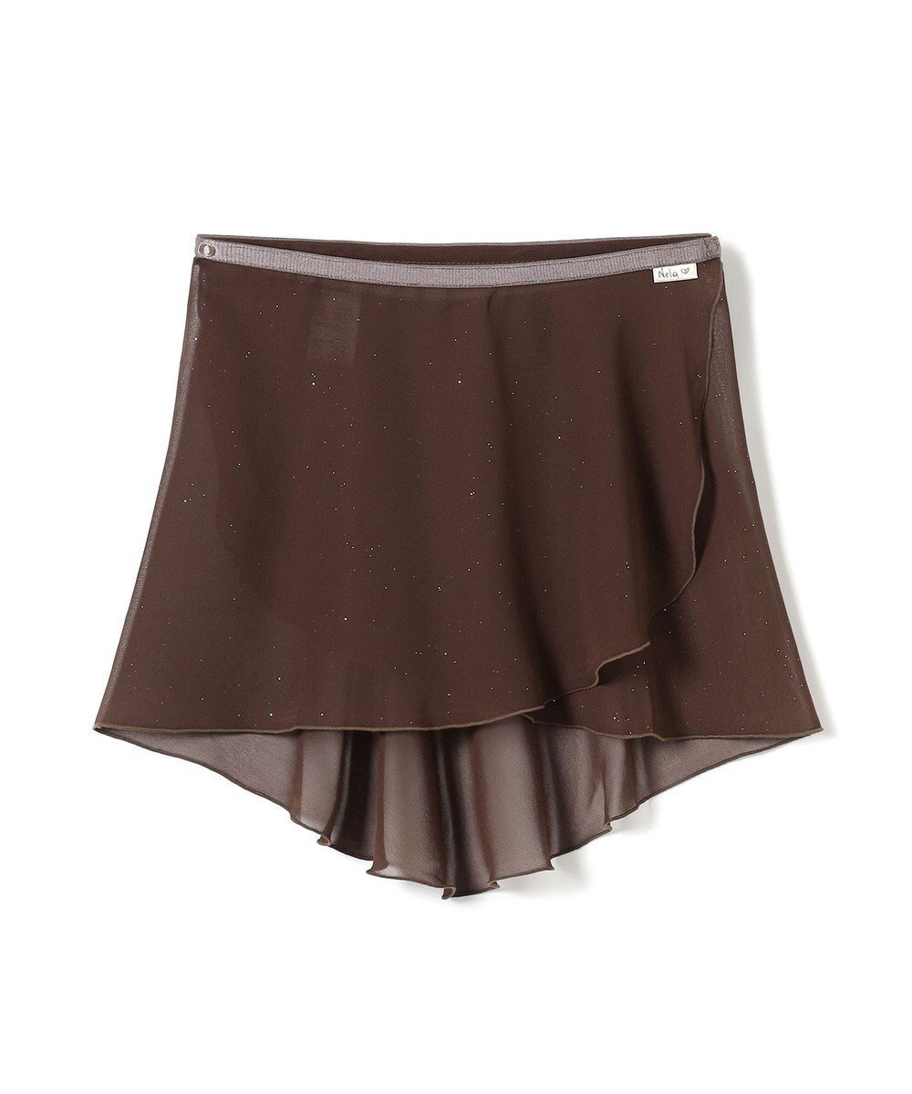 【チャコット/Chacott / KIDS】の◎【Nela ライン】ジュニア スカート インテリア・キッズ・メンズ・レディースファッション・服の通販 founy(ファニー) 　ファッション　Fashion　キッズファッション　Fashion for Kids　シフォン　Chiffon, Lightweight Fabric　プリント　Print, Printed Pattern　エレガント 上品　Elegant　ブラウン|ID: prp329100004601735 ipo3291000000032717840