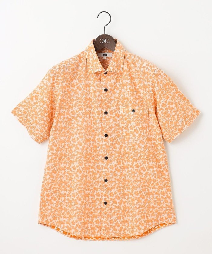 【ジョセフ アブード/JOSEPH ABBOUD / MEN】の【清涼感】テクスチャライズドライ フラワーエアリノ シャツ インテリア・キッズ・メンズ・レディースファッション・服の通販 founy(ファニー) https://founy.com/ ファッション Fashion メンズファッション Fashion for Men トップス・カットソー Cut & Sew Tops メンズシャツ Shirts フラワー Flower, Floral モチーフ Motif, Design Theme リネン Linen, Linen Fabric 再入荷 Restock / Back in Stock 夏 Summer 春 Spring S/S・春夏 SS, Spring/Summer, Warm Season 無地 Plain, Solid Color 羽織 Haori, Light Jacket |ID: prp329100004601779 ipo3291000000033246993