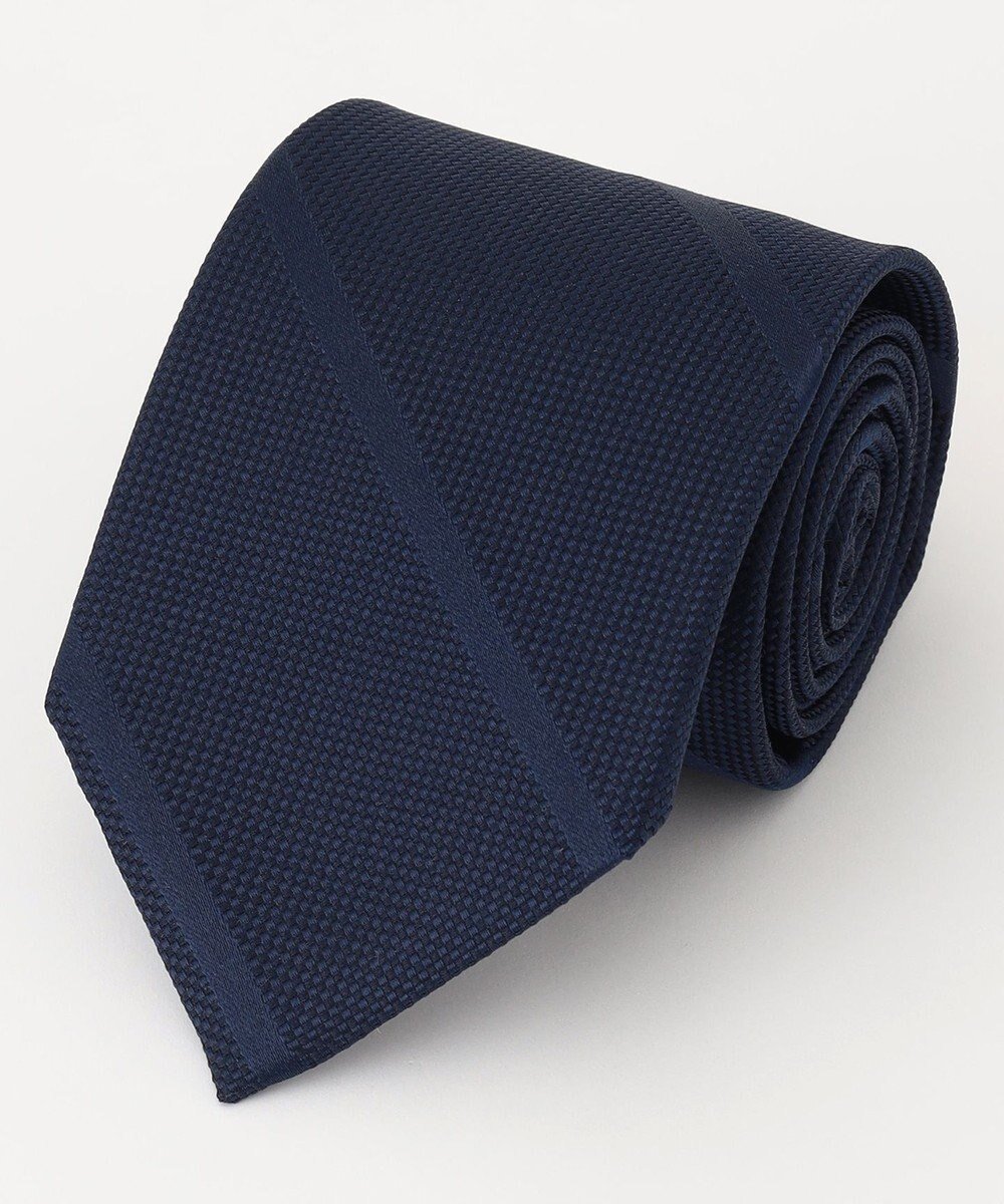 【ジェイ プレス/J.PRESS / MEN】の【GEOMETRIC JACQUARD COLLECTION】ジオメトリックジャガード ネクタイ インテリア・キッズ・メンズ・レディースファッション・服の通販 founy(ファニー) 　ファッション　Fashion　メンズファッション　Fashion for Men　コレクション　Collection, Seasonal Line　スーツ　Suit, Formalwear　ネイビー系1|ID: prp329100004601836 ipo3291000000032718798