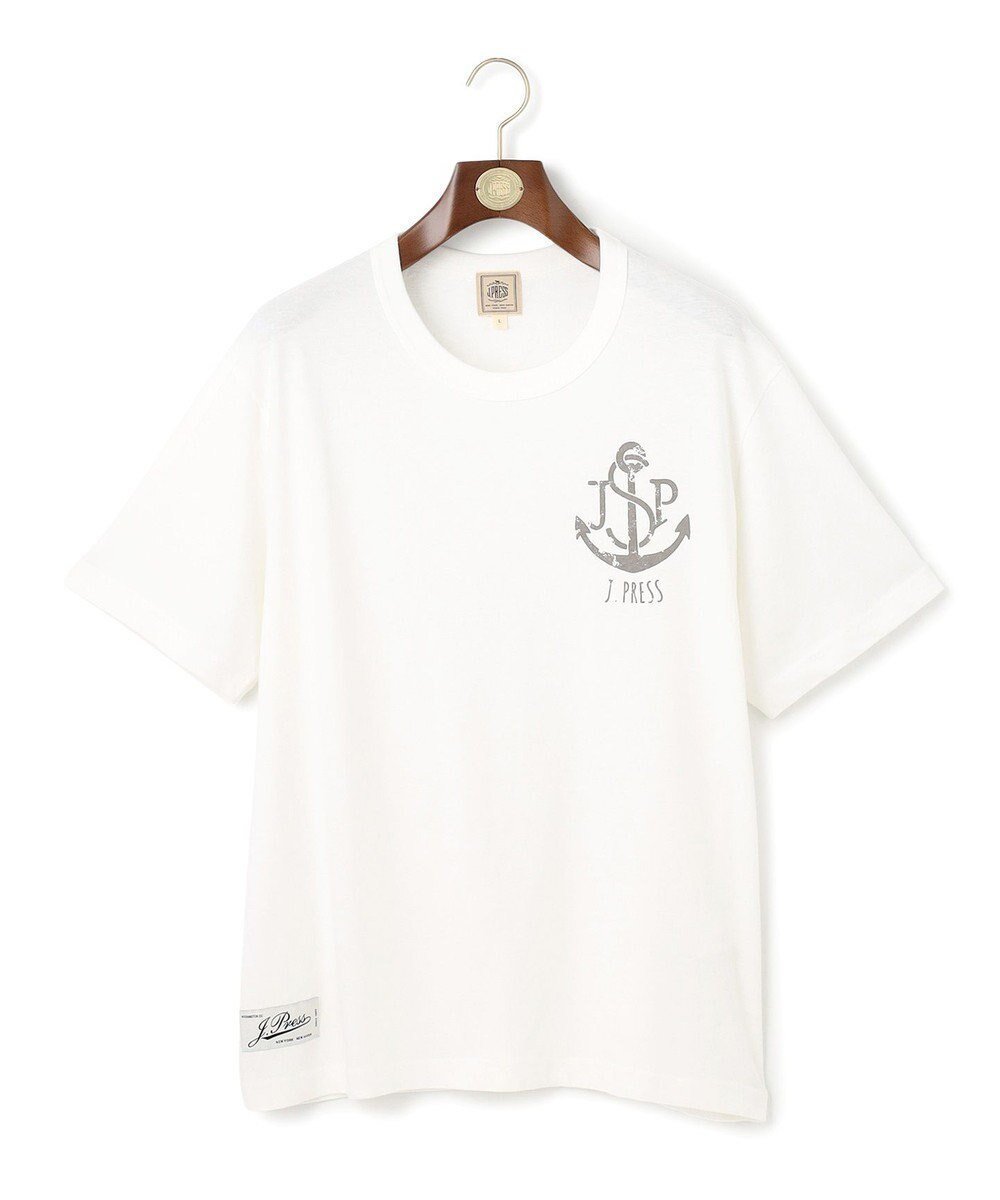 【ジェイ プレス/J.PRESS / MEN】の【NYUZELESS】アンカーグラフィック Tシャツ インテリア・キッズ・メンズ・レディースファッション・服の通販 founy(ファニー) 　ファッション　Fashion　メンズファッション　Fashion for Men　トップス・カットソー　Cut & Sew Tops　メンズシャツ　Shirts　アメリカン　American Style　ヴィンテージ　Vintage Style　春　Spring　カットソー　Cut and Sewn Top　グラフィック　Graphic, Graphic Design　ショート　Short, Short Length　パステル　Pastel, Soft Color　フロント　Front, Front Design　プリント　Print, Printed Pattern　ボトム　Bottoms, Lower Wear　モチーフ　Motif, Design Theme　S/S・春夏　SS, Spring/Summer, Warm Season　夏　Summer　ホワイト系|ID: prp329100004601838 ipo3291000000033395991