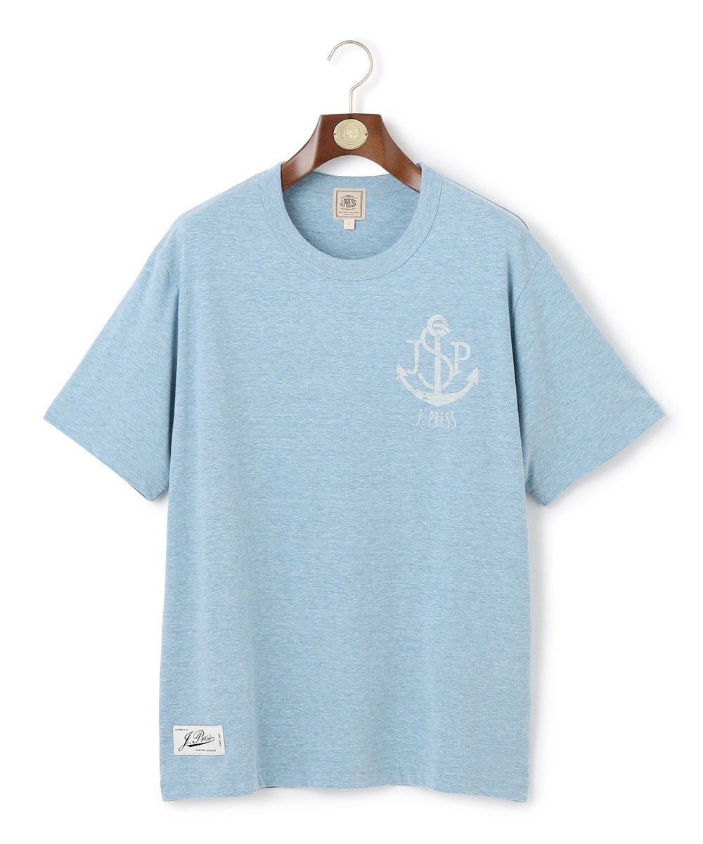 【ジェイ プレス/J.PRESS / MEN】の【NYUZELESS】アンカーグラフィック Tシャツ インテリア・キッズ・メンズ・レディースファッション・服の通販 founy(ファニー) 　ファッション　Fashion　メンズファッション　Fashion for Men　トップス・カットソー　Cut & Sew Tops　メンズシャツ　Shirts　アメリカン　American Style　ヴィンテージ　Vintage Style　春　Spring　カットソー　Cut and Sewn Top　グラフィック　Graphic, Graphic Design　ショート　Short, Short Length　パステル　Pastel, Soft Color　フロント　Front, Front Design　プリント　Print, Printed Pattern　ボトム　Bottoms, Lower Wear　モチーフ　Motif, Design Theme　S/S・春夏　SS, Spring/Summer, Warm Season　夏　Summer　サックスブルー系|ID: prp329100004601838 ipo3291000000033395993
