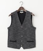 【ジョセフ アブード/JOSEPH ABBOUD / MEN】の【イタリア糸使用/清涼感/軽い/洗える】スラブギマニットベスト ブラック系7|ID: prp329100004601916 ipo3291000000032719252