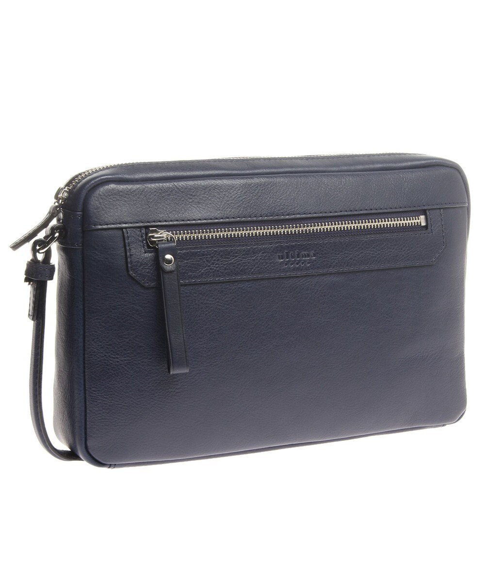 【エース バッグズ アンド ラゲッジ/ACE BAGS & LUGGAGE / MEN】のultima TOKYO ウルティマ トーキョーケヴィン セカンドバッグ ソフトタイプ クラッチバッグ レザー 77992 インテリア・キッズ・メンズ・レディースファッション・服の通販 founy(ファニー) 　ファッション　Fashion　メンズファッション　Fashion for Men　バッグ　Bags　クラッチ　Clutch, Clutch Bag　フォルム　Silhouette, Form　ポケット　Pocket, Pocket Detail　再入荷　Restock / Back in Stock　ネイビー|ID: prp329100004601918 ipo3291000000032719259
