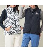 【23区 ゴルフ/NIJYUSANKU GOLF】の【WOMEN】【撥水・ストレッチ】リバーシブル ダウンベスト ネイビー系|ID: prp329100004601928 ipo3291000000032719480