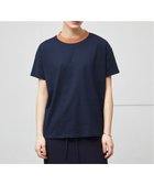 【ベイジ,/BEIGE,】の【洗える】BRICKA / バイカラーTシャツ Navy×Camel|ID: prp329100004601935 ipo3291000000033659576