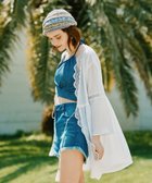 【三愛水着楽園/San-ai Resort】の楊柳×レース 羽織り F【San-ai Resort(サンアイリゾート)】 ホワイト|ID: prp329100004601939 ipo3291000000033686754