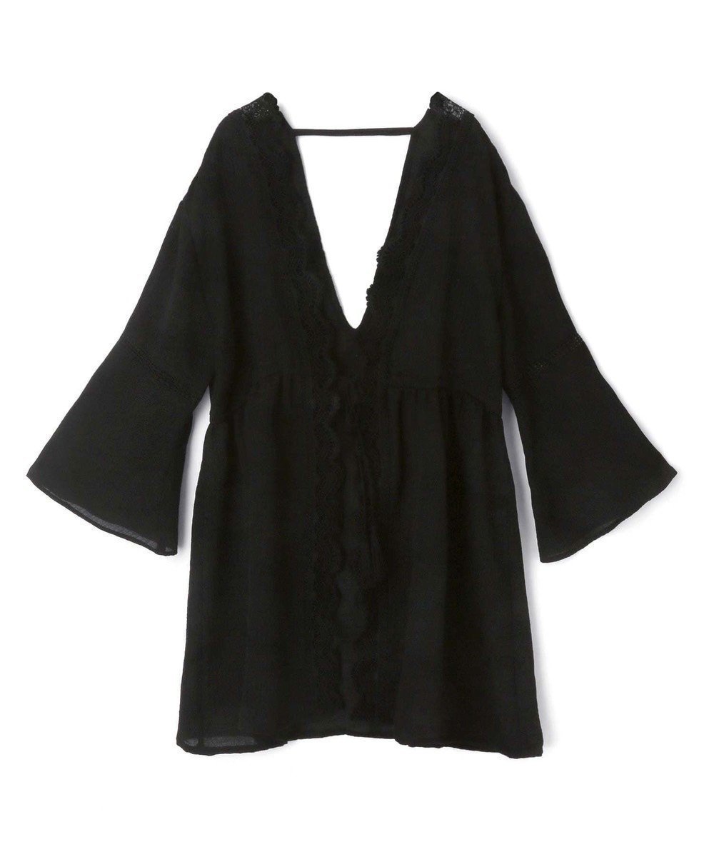 【三愛水着楽園/San-ai Resort】の楊柳×レース 羽織り F【San-ai Resort(サンアイリゾート)】 インテリア・キッズ・メンズ・レディースファッション・服の通販 founy(ファニー) ファッション Fashion レディースファッション Fashion for Women 水着 Swimwear レディース水着・ビーチウェア Swimwear & Beachwear おすすめ Recommended / Our Picks アンダー Underwear Essentials ギャザー Gathered, Ruffled バランス Balance, Style Balance ビーチ Beach, Seaside レース Lace, Lace Fabric 夏 Summer S/S・春夏 SS, Spring/Summer, Warm Season 水着 Swimsuit, Swimwear A/W・秋冬 Autumn/Winter ブラック|ID: prp329100004601939 ipo3291000000034876130