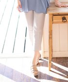 【ティアクラッセ/Tiaclasse】の【洗える】美脚効果の高いスリットテーパードパンツ グレージュ|ID: prp329100004602025 ipo3291000000032720498