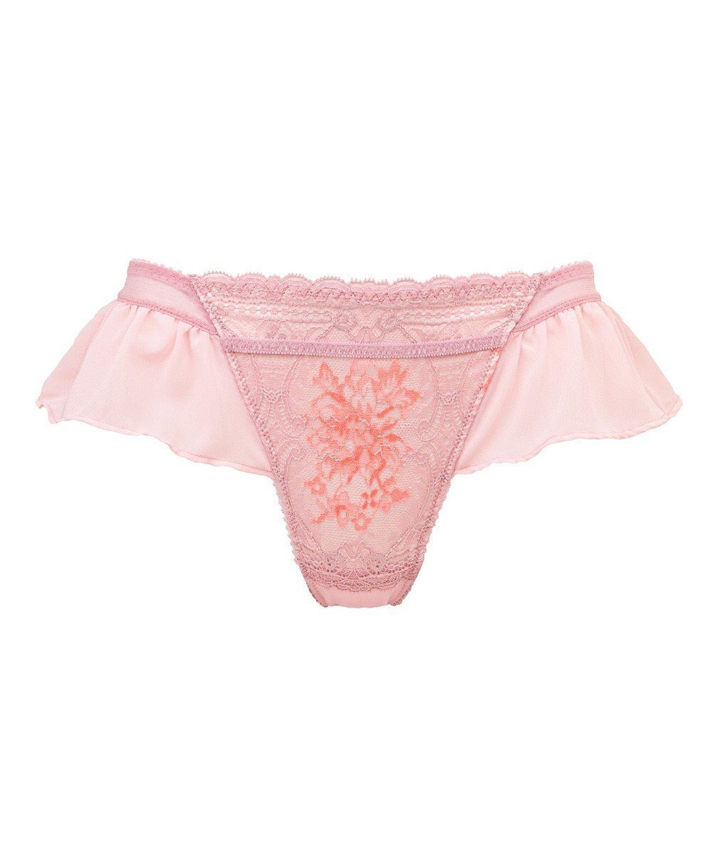 【ブラデリス ニューヨーク/BRADELIS New York】の【BRADELIS New York】ジャクリーンスタイルタンガ24S1 インテリア・キッズ・メンズ・レディースファッション・服の通販 founy(ファニー) 　ファッション　Fashion　レディースファッション　Fashion for Women　アンダー　Underwear Essentials　サテン　Satin, Glossy Fabric　シフォン　Chiffon, Lightweight Fabric　ショーツ　Shorts, Short Pants　ストレッチ　Stretch, Stretchy Fabric　フィット　Fit, Slim Fit　フリル　Frill, Ruffle　フロント　Front, Front Design　レース　Lace, Lace Fabric　モーヴピンク|ID: prp329100004602044 ipo3291000000032720663