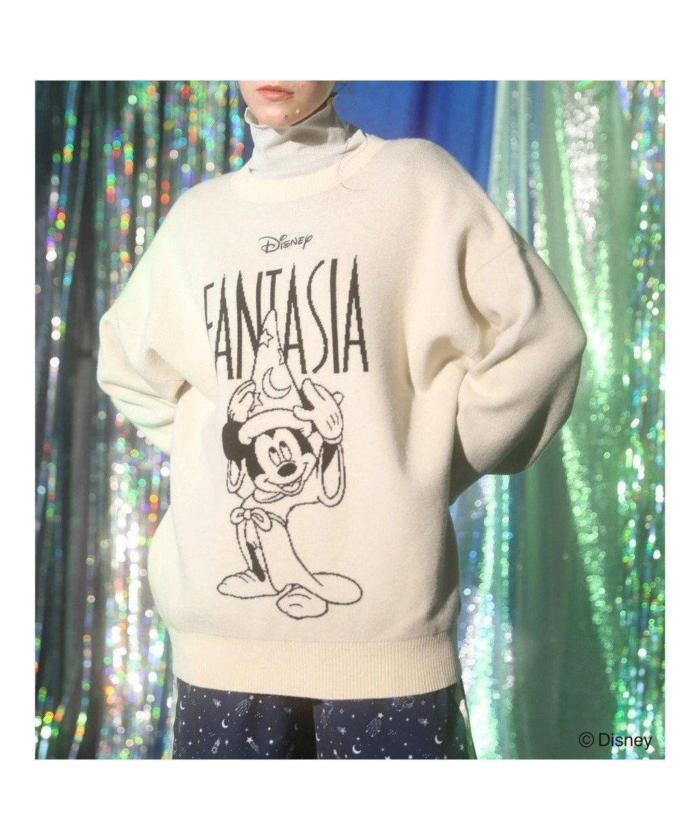 【グリーンパークス/Green Parks】のFANTASIA/ジャガードニットプルオーバー インテリア・キッズ・メンズ・レディースファッション・服の通販 founy(ファニー) 　ファッション　Fashion　レディースファッション　Fashion for Women　トップス・カットソー　Cut & Sew Tops　ニット　Knit Tops & Sweaters　カジュアルプルオーバー・ニットトップス　Pullovers & Knit Tops / Casual Pullovers　イラスト　Illustration　セーター　Sweater, Knitwear　フロント　Front, Front Design　ポケット　Pocket, Pocket Detail　冬　Winter / This Winter　夏　Summer　春　Spring　S/S・春夏　SS, Spring/Summer, Warm Season　楽ちん　Easy Fit, Comfortable　Ivory|ID: prp329100004602057 ipo3291000000032720768