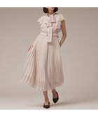 【グレース コンチネンタル/GRACE CONTINENTAL】のボウタイプリーツドレス ベージュ|ID: prp329100004602136 ipo3291000000032721572