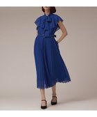 【グレース コンチネンタル/GRACE CONTINENTAL】のボウタイプリーツドレス ブルー|ID: prp329100004602136 ipo3291000000032721573