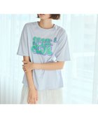 【グレース コンチネンタル/GRACE CONTINENTAL】のグラフィティプリントTシャツ グレー|ID: prp329100004602154 ipo3291000000032721665