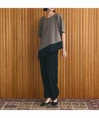 【グレース コンチネンタル/GRACE CONTINENTAL】のバイカラーアシメトップ カーキ|ID: prp329100004602157 ipo3291000000033069165