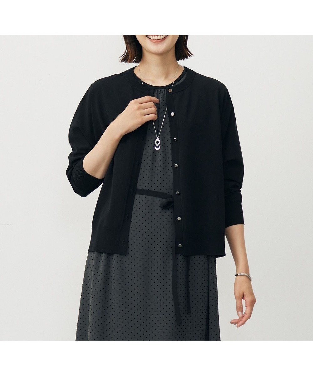 【ジェイ プレス/J.PRESS】の【洗える】レーヨンストレッチ カーディガン 人気、トレンドファッション・服の通販 founy(ファニー) 　ファッション　Fashion　レディースファッション　Fashion for Women　トップス・カットソー　Cut & Sew Tops　カーディガン・羽織り　Layered Style Cardigans　カーディガン　Cardigan, Knitwear　シンプル　Simple, Minimal　ストレッチ　Stretch, Stretchy Fabric　エレガント 上品　Elegant　夏　Summer　春　Spring　S/S・春夏　SS, Spring/Summer, Warm Season　洗える　Machine Washable　 other-1|ID: prp329100004602167 ipo3291000000033603991