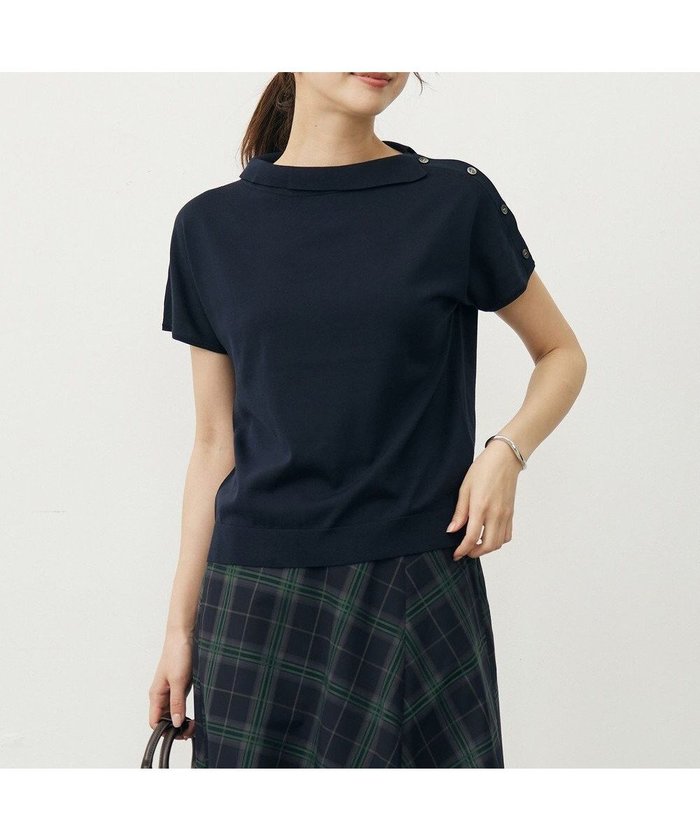 【ジェイ プレス/J.PRESS】の【洗える】COTTON POLYESTER 襟付き ニット インテリア・キッズ・メンズ・レディースファッション・服の通販 founy(ファニー) https://founy.com/ ファッション Fashion レディースファッション Fashion for Women トップス・カットソー Cut & Sew Tops ニット Knit Tops & Sweaters インド Indian Textile 春 Spring 洗える Machine Washable クラシカル Classical, Vintage-Inspired スリーブ Sleeve, Long Sleeve / Short Sleeve セーター Sweater, Knitwear フレンチ French, French Style ベーシック Basic, Essential ローズ Rose, Rose Motif S/S・春夏 SS, Spring/Summer, Warm Season 夏 Summer エレガント 上品 Elegant |ID: prp329100004602169 ipo3291000000033069276