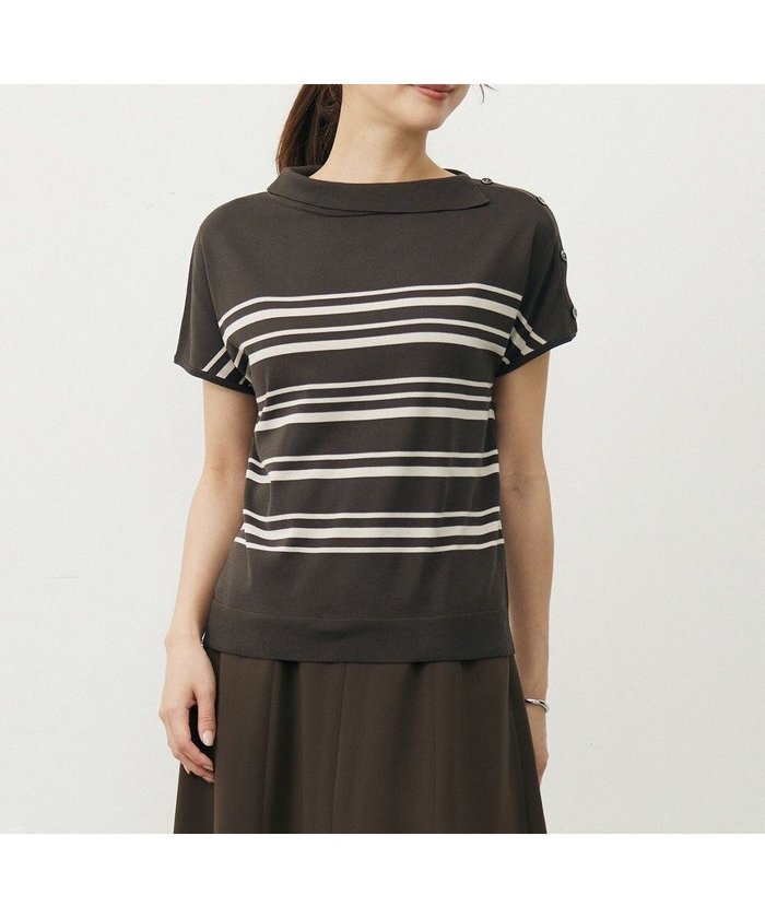 【ジェイ プレス/J.PRESS】の【WEB限定カラーあり・洗える】COTTON POLYESTER ボーダー 襟付き ニット インテリア・キッズ・メンズ・レディースファッション・服の通販 founy(ファニー) https://founy.com/ ファッション Fashion レディースファッション Fashion for Women トップス・カットソー Cut & Sew Tops ニット Knit Tops & Sweaters インド Indian Textile 春 Spring 洗える Machine Washable クラシカル Classical, Vintage-Inspired スリーブ Sleeve, Long Sleeve / Short Sleeve セーター Sweater, Knitwear フレンチ French, French Style ベーシック Basic, Essential ボーダー Border, Stripe S/S・春夏 SS, Spring/Summer, Warm Season 夏 Summer エレガント 上品 Elegant |ID: prp329100004602172 ipo3291000000033068044