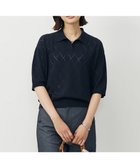 【ジェイ プレス/J.PRESS】の【洗える】COTTON POLYESTER スキッパー ニット ネイビー系|ID: prp329100004602174 ipo3291000000032721796