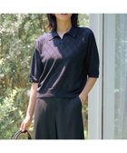 【ジェイ プレス/J.PRESS】の【洗える・抗菌防臭】COTTON POLYESTER ポロ ニット ネイビー系|ID: prp329100004602174 ipo3291000000033153023