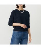【ジェイ プレス/J.PRESS】の【WEB限定カラーあり・洗える】COTTON POLYESTER ドルマンスリーブ ニット ネイビー系|ID: prp329100004602175 ipo3291000000033068082
