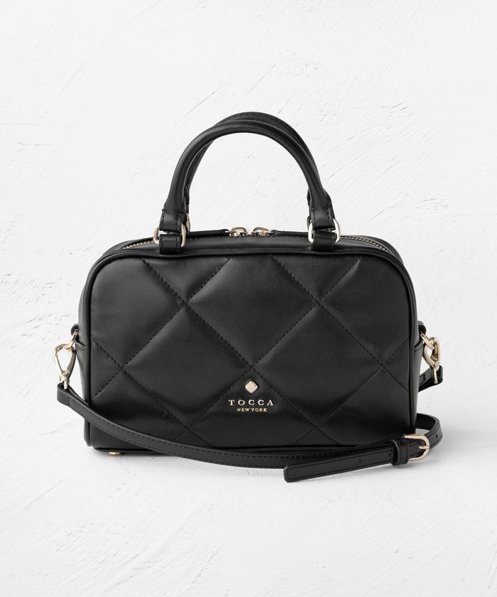 【トッカ/TOCCA】のOREILLER BAG ミニボストンバッグ インテリア・キッズ・メンズ・レディースファッション・服の通販 founy(ファニー) https://founy.com/ ファッション Fashion レディースファッション Fashion for Women バッグ Bags アクセサリー Fashion Accessories キルト Quilt, Quilted Fabric コンパクト Compact, Small Size ジップ Zip, Zipper スマホ Smartphone, Mobile Device 財布 Wallet, Purse トレンド Trend, Trending Now フォルム Silhouette, Form ボストンバッグ Boston Bag, Retro Bag ポケット Pocket, Pocket Detail モダン Modern, Contemporary リボン Ribbon, Bow リュクス Luxury, Elegant, High-End, Chic A/W・秋冬 Autumn/Winter 冬 Winter / This Winter 新作・新入荷 New Arrivals / New In |ID: prp329100004602180 ipo3291000000032721841