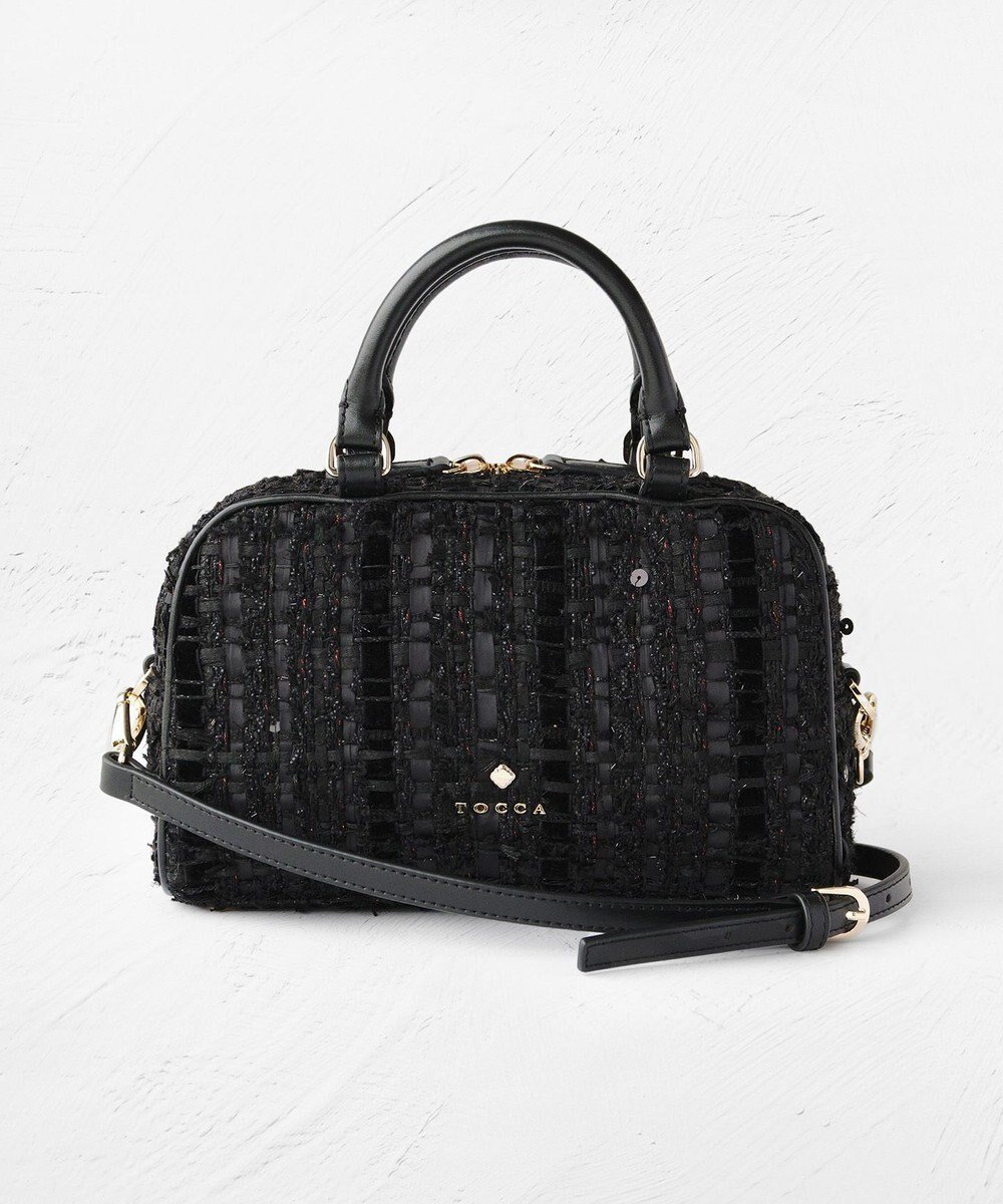 【トッカ/TOCCA】のOREILLER BAG ミニボストンバッグ インテリア・キッズ・メンズ・レディースファッション・服の通販 founy(ファニー) 　ファッション　Fashion　レディースファッション　Fashion for Women　バッグ　Bags　アクセサリー　Fashion Accessories　キルト　Quilt, Quilted Fabric　コンパクト　Compact, Small Size　ジップ　Zip, Zipper　スマホ　Smartphone, Mobile Device　財布　Wallet, Purse　トレンド　Trend, Trending Now　フォルム　Silhouette, Form　ボストンバッグ　Boston Bag, Retro Bag　ポケット　Pocket, Pocket Detail　モダン　Modern, Contemporary　リボン　Ribbon, Bow　リュクス　Luxury, Elegant, High-End, Chic　A/W・秋冬　Autumn/Winter　冬　Winter / This Winter　新作・新入荷　New Arrivals / New In　ブラック系5|ID: prp329100004602180 ipo3291000000032721850