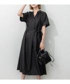 【23区/NIJYUSANKU】の【洗える】トリアセスラブストレッチ ワンピース ブラック系|ID:prp329100004602183