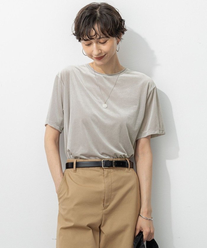 【23区/NIJYUSANKU】の【先行予約/洗える】シアーベロア リラックス Tシャツ インテリア・キッズ・メンズ・レディースファッション・服の通販 founy(ファニー) https://founy.com/ ファッション Fashion レディースファッション Fashion for Women トップス・カットソー Cut & Sew Tops シャツ・ブラウス・オフィスカジュアル Elegant Blouses & Button-Ups ロングTシャツ・Tシャツ Longline T-Shirts & Tees カットソー・ベーシックTシャツ Cut-and-Sewn Tops / Stretch Tees & Basics ベロアトップス Velour Tops / Velvet-Look Items エレガント 上品 Elegant 洗える Machine Washable 秋 Autumn カットソー Cut and Sewn Top シアー Sheer, See-Through ショルダー Shoulder, Shoulder Strap ダウン Down, Puffer デニム Denim, Jeans Material ドロップ Drop Shoulder, Dropped Style なめらか Smooth, Silky Texture バランス Balance, Style Balance ベロア Velour, Soft Velvet リラックス Relax, Relaxed Fit A/W・秋冬 Autumn/Winter 新作・新入荷 New Arrivals / New In 2025年 2025 2025-2026秋冬・A/W Autumn/Winter 2025–26 AW25–26 |ID: prp329100004602191 ipo3291000000032721918
