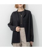 【23区/NIJYUSANKU】の【一部先行予約/洗える】シアー ダブルブレスト ニット ジャケット ブラック系|ID: prp329100004602192 ipo3291000000032721938