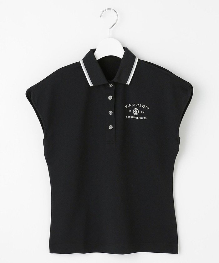 【23区 ゴルフ/NIJYUSANKU GOLF】の【WOMEN】遮熱エイトムーブポロ フレンチスリーブ ストレッチ性 吸水速乾 UVカット インテリア・キッズ・メンズ・レディースファッション・服の通販 founy(ファニー) https://founy.com/ ファッション Fashion レディースファッション Fashion for Women トップス・カットソー Cut & Sew Tops シャツ・ブラウス・オフィスカジュアル Elegant Blouses & Button-Ups ポロシャツ・きれいめカジュアル Smart-Casual Polo Tops 春 Spring 吸水 Absorbent, Quick-Dry ストレッチ Stretch, Stretchy Fabric スリーブ Sleeve, Long Sleeve / Short Sleeve フレンチ French, French Style ポロシャツ Polo Shirt, Collared Tee S/S・春夏 SS, Spring/Summer, Warm Season 新作・新入荷 New Arrivals / New In 夏 Summer エレガント 上品 Elegant ゴルフ Golf |ID: prp329100004602200 ipo3291000000032721994