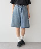 【アースミュージックアンドエコロジー/earth music&ecology】のデニムハーフパンツ Light Indigo|ID: prp329100004602206 ipo3291000000032722035