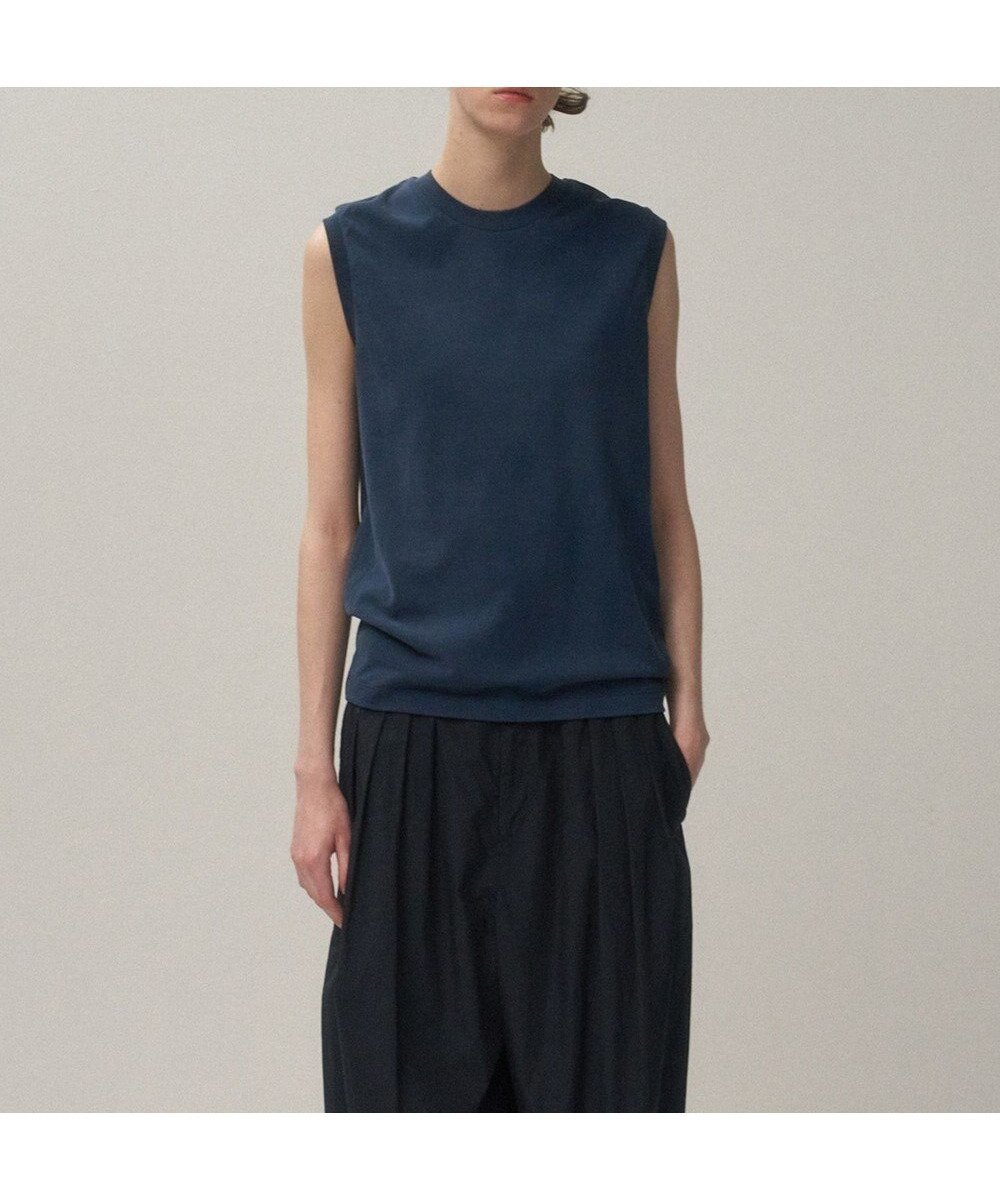 【エイトン/ATON】のHARD WASHED SUVIN タンクトップ インテリア・キッズ・メンズ・レディースファッション・服の通販 founy(ファニー) 　ファッション　Fashion　レディースファッション　Fashion for Women　トップス・カットソー　Cut & Sew Tops　新作・新入荷　New Arrivals / New In　インド　Indian Textile　インナー　Innerwear　タンク　Tank Top, Sleeveless Top　ドレス　Dress, One-Piece　バランス　Balance, Style Balance　レギュラー　Regular, Standard Fit　夏　Summer　定番　Standard, Basic Item　春　Spring　S/S・春夏　SS, Spring/Summer, Warm Season　NAVY|ID: prp329100004602210 ipo3291000000032722076