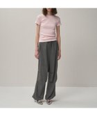 【エイトン/ATON】のRECYCLE SUVIN RIB フィットTシャツ PINK|ID: prp329100004602211 ipo3291000000032722115