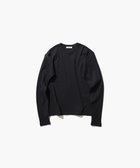【エイトン/ATON】のRECYCLE SUVIN RIB ロングスリーブTシャツ BLACK|ID: prp329100004602212 ipo3291000000032722135
