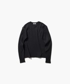 【エイトン/ATON】のRECYCLE SUVIN RIB ロングスリーブTシャツ BLACK|ID: prp329100004602212 ipo3291000000033068227