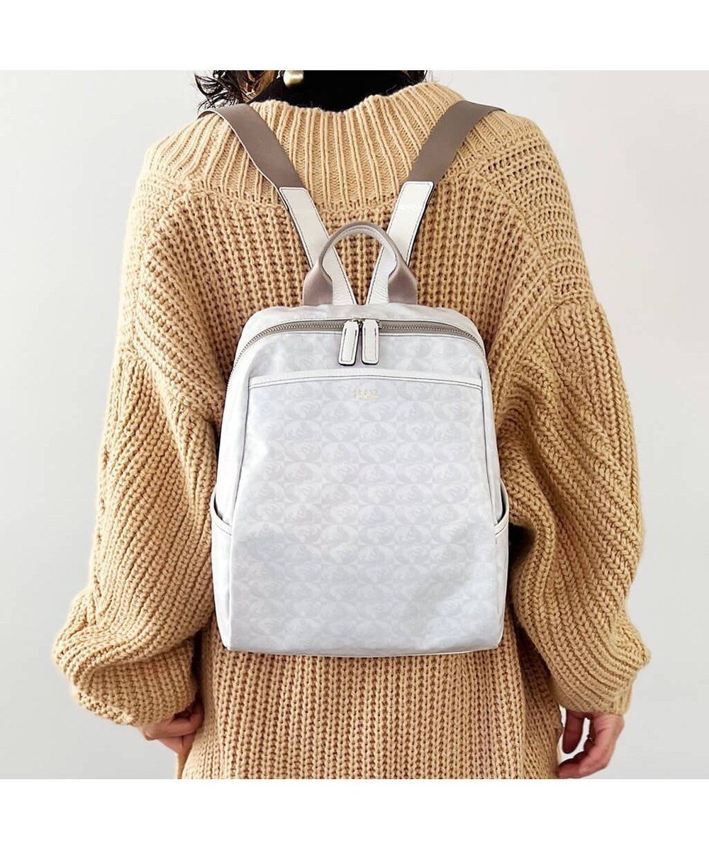 【ペレボルサ/PELLE BORSA】のリュック Alive アライブ 4429 インテリア・キッズ・メンズ・レディースファッション・服の通販 founy(ファニー) 　ファッション　Fashion　レディースファッション　Fashion for Women　バッグ　Bags　コーティング　Coating, Coated Finish　抗菌　Antibacterial, Bacteria-Resistant　軽量　Lightweight, Ultra Light　ショルダー　Shoulder, Shoulder Strap　ジャカード／ジャガード　Jacquard, Woven Pattern　財布　Wallet, Purse　パール　Pearl, Pearl Accent　ポケット　Pocket, Pocket Detail　モチーフ　Motif, Design Theme　リュック　Backpack, Rucksack　新作・新入荷　New Arrivals / New In　ホワイト|ID: prp329100004602214 ipo3291000000032722150