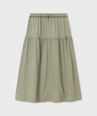 【ポール スミス/Paul Smith】の【洗える】ドロストコード レーヨン スカート カーキ|ID: prp329100004602216 ipo3291000000032722173