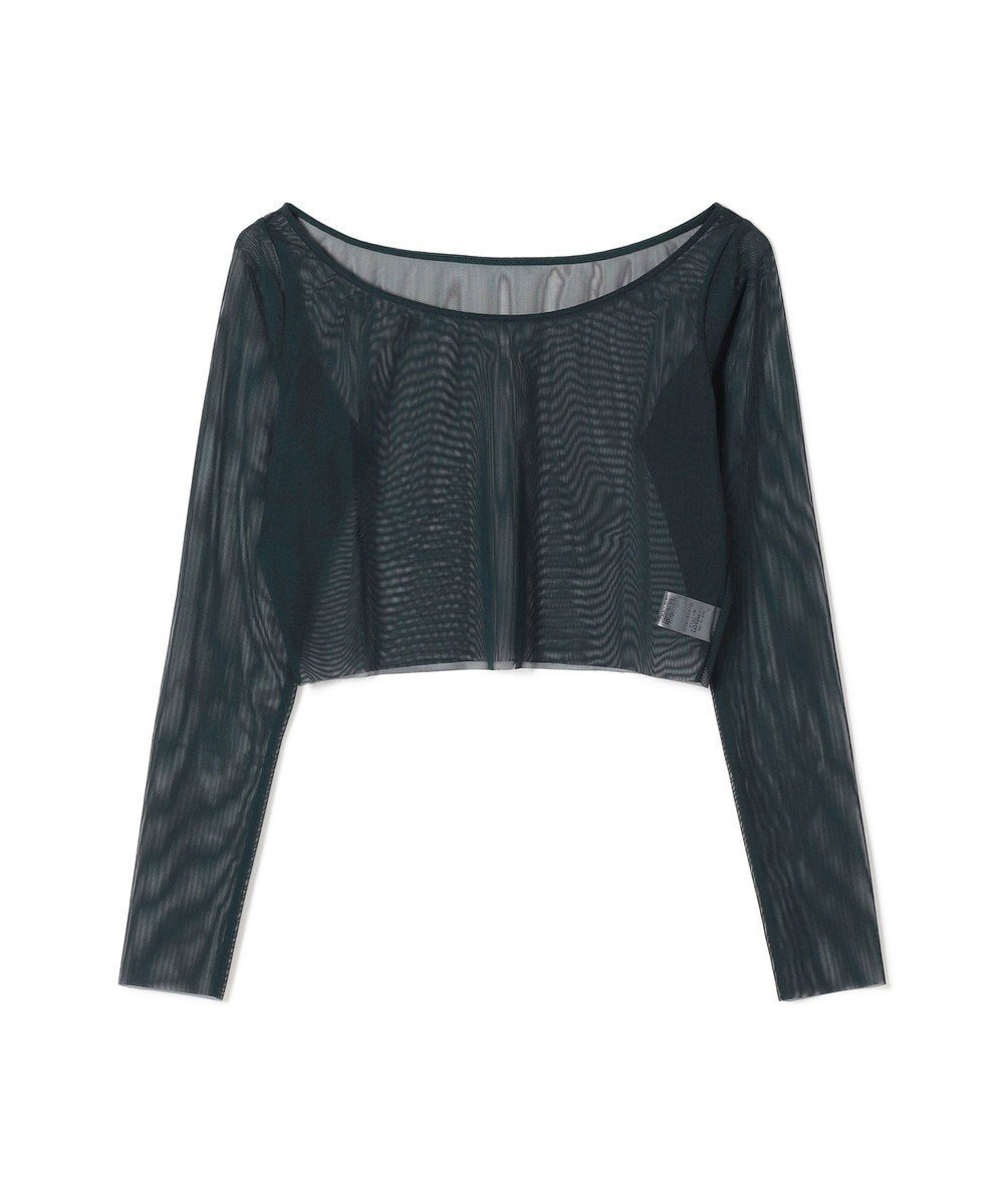 【チャコット/Chacott】のチュールショートトップ インテリア・キッズ・メンズ・レディースファッション・服の通販 founy(ファニー) ファッション Fashion レディースファッション Fashion for Women トップス・カットソー Cut & Sew Tops ショート Short, Short Length チュール Tulip, Tulip Motif ボトルグリーン|ID: prp329100004602286 ipo3291000000033657547