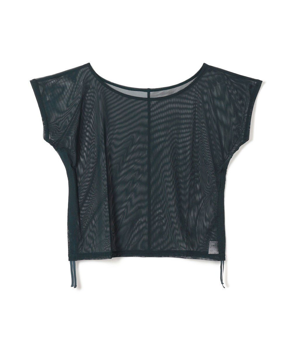 【チャコット/Chacott】のチュールトップ インテリア・キッズ・メンズ・レディースファッション・服の通販 founy(ファニー) 　ファッション　Fashion　レディースファッション　Fashion for Women　トップス・カットソー　Cut & Sew Tops　ドローストリング　Drawstring, Pull Cord　夏　Summer　ボトルグリーン|ID: prp329100004602288 ipo3291000000033657551