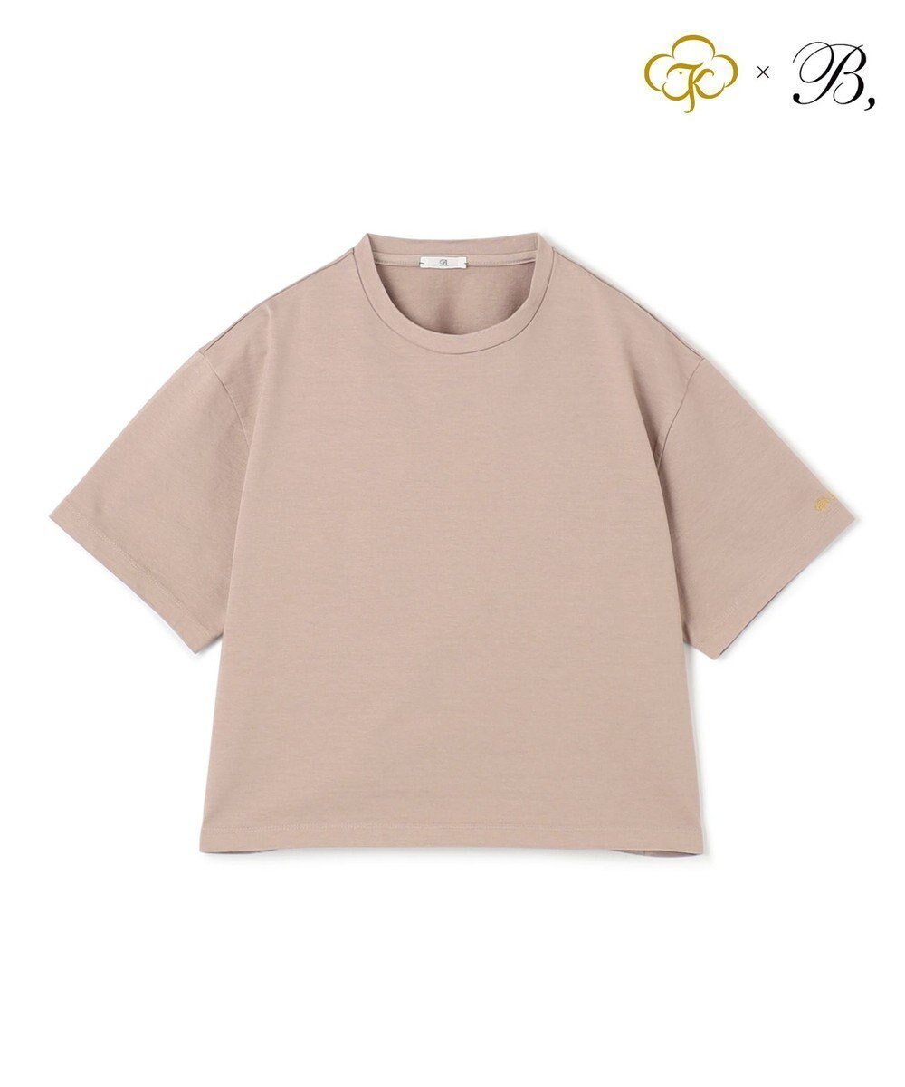 【ベイジ,/BEIGE,】のOrganic Cotton / Cropped Short Sleeve T トップス インテリア・キッズ・メンズ・レディースファッション・服の通販 founy(ファニー) 　ファッション　Fashion　レディースファッション　Fashion for Women　トップス・カットソー　Cut & Sew Tops　シャツ・ブラウス・オフィスカジュアル　Elegant Blouses & Button-Ups　ロングTシャツ・Tシャツ　Longline T-Shirts & Tees　カットソー・ベーシックTシャツ　Cut-and-Sewn Tops / Stretch Tees & Basics　カットソー　Cut and Sewn Top　ショート　Short, Short Length　バランス　Balance, Style Balance　夏　Summer　定番　Standard, Basic Item　春　Spring　S/S・春夏　SS, Spring/Summer, Warm Season　Taupe|ID: prp329100004602859 ipo3291000000032732801