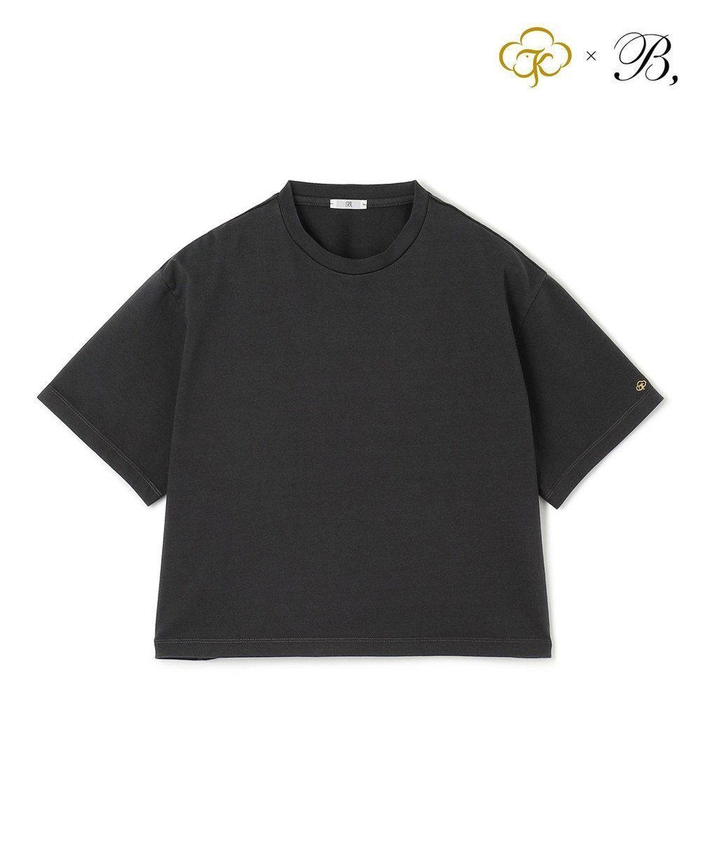 【ベイジ,/BEIGE,】のOrganic Cotton / Cropped Short Sleeve T トップス インテリア・キッズ・メンズ・レディースファッション・服の通販 founy(ファニー) 　ファッション　Fashion　レディースファッション　Fashion for Women　トップス・カットソー　Cut & Sew Tops　シャツ・ブラウス・オフィスカジュアル　Elegant Blouses & Button-Ups　ロングTシャツ・Tシャツ　Longline T-Shirts & Tees　カットソー・ベーシックTシャツ　Cut-and-Sewn Tops / Stretch Tees & Basics　カットソー　Cut and Sewn Top　ショート　Short, Short Length　バランス　Balance, Style Balance　夏　Summer　定番　Standard, Basic Item　春　Spring　S/S・春夏　SS, Spring/Summer, Warm Season　Charcoal|ID: prp329100004602859 ipo3291000000032732802