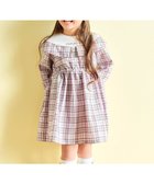 【エニファム/any FAM / KIDS】のチェックドッキングワンピース ピンク|ID: prp329100004602860 ipo3291000000032732880