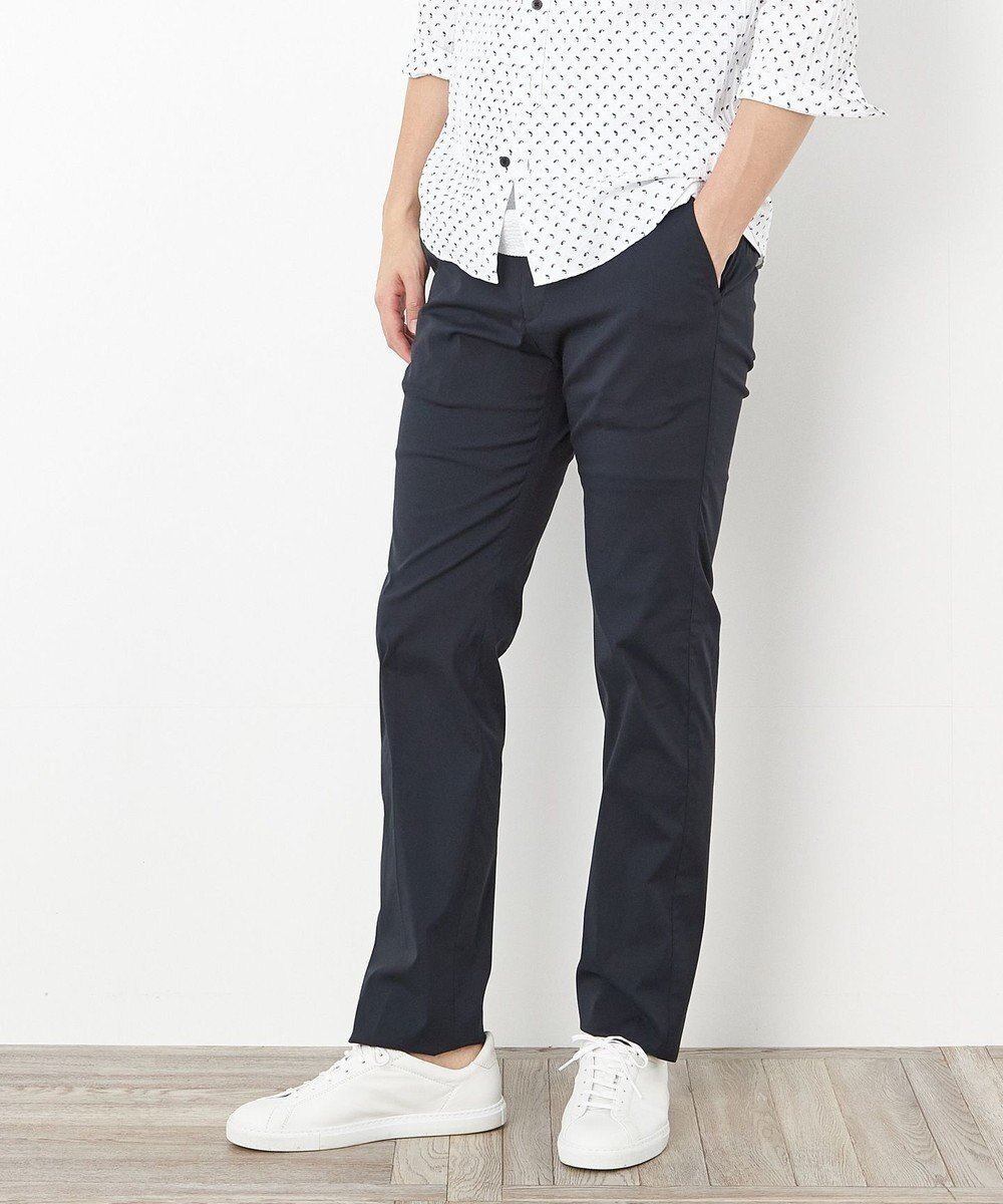 【ジョセフ アブード/JOSEPH ABBOUD / MEN】の【ECO撥水】オーガニックハイパワーストレッチパンツ インテリア・キッズ・メンズ・レディースファッション・服の通販 founy(ファニー) 　ファッション　Fashion　メンズファッション　Fashion for Men　ボトムス　Bottoms　春　Spring　ジャケット　Jacket, Outerwear　ストレッチ　Stretch, Stretchy Fabric　フィット　Fit, Slim Fit　S/S・春夏　SS, Spring/Summer, Warm Season　夏　Summer　ネイビー系|ID: prp329100004602876 ipo3291000000032733039